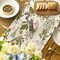 Wildflowers Floral Spring Table Runner, Seasonal Summer Butterfly Kitchen Dining Table Decoration